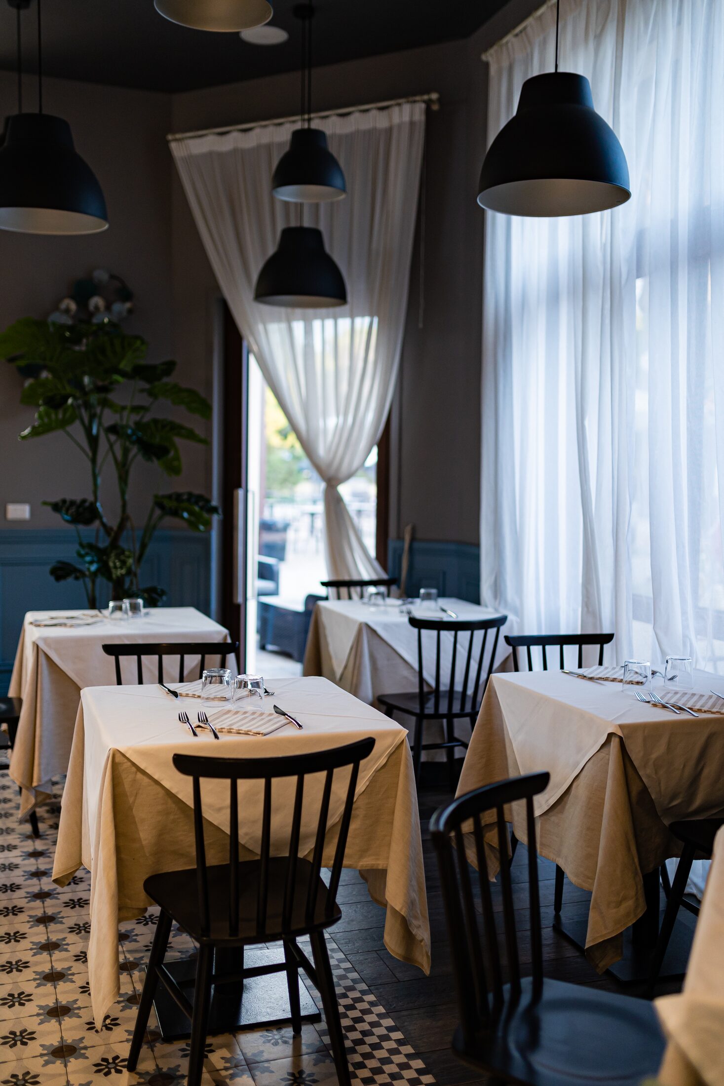 Sala Rotonda 31 apparecchiata